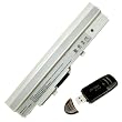 7200mAh 9 Cells Replacement MSI Wind U90 U90X U100 U100X MS-N011 U100W-085NL series battery fit BTY-S11 BTY-S12 3715A-MS6837D1 14L-MS6837D1 6317A-RTL8187SE TX2-RTL8187SE series laptop w/ USB 2.0 SD Card reader as a free gift -- Replacement