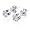 14k White Gold, Round, Diamond Stud Earrings (1/2 cttw, J-K Color, I2-I3 Clarity)