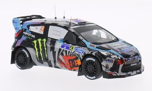 Ford Fiesta RS WRC, No.43, Monster, Rally Mexico , 2013, Model Car, Ready-made, IXO 1:43
