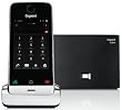 Gigaset SL910 Tel�fono inal�mbrico DECT (8,13 cm (3,2 pulgadas) con pantalla t�ctil, Bluetooth, mini USB, altavoz) de metal / negro piano (importado de Alemania)