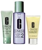 Clinique 3 step oil skin travel set-DDMG 30 ml+soap 30 ml+clarifying lotion 200 ml