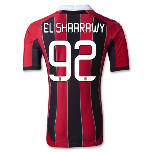 Adidas EL SHAARAWY #92 AC Milan Soccer Home Jersey 2012 (S)