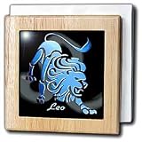 Leo Zodiac Sign - 6 Inch Tile Napkin Holder