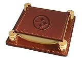 Pittsburgh Steelers Tan Leather Notepad Holder