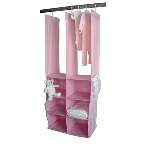 <b>Tadpoles Basics Double Closet Organizer - Pink</b>