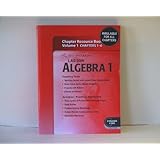 larson algebra 1 chapter resource book volume 1 chapters 1 6 common core edition isbn 9780547710723 2011