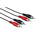 Produkt-Bild: Hama Stereo Audio-Kabel 2 Cinch-Stecker - 2 Cinch-Stecker 1,2 m schwarz