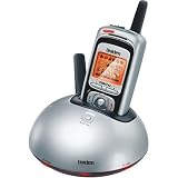 Uniden DMX776 2.4 GHz DSS Expandable Trendy Cordless Phone with Caller ID (Silver/Black)