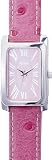 Avalon Ladies Nueva York Series Faux Ostrich Leather Strap Watch # 8609PK