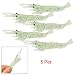 3.5 Green Sequins Shrimp Soft Silicone Bait for Fishing