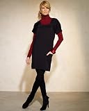 Ponte knit tunic dress