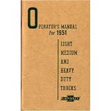 1951 CHEVROLET TRUCK Full Line Owners Manual User Guide by Chevrolet