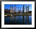 Capitol Columns Reflected in a Pool in the Gardens of US National Arboretum, Washington Dc, USA Styles Framed Art Poster Print by Rick Gerharter, 31x25
