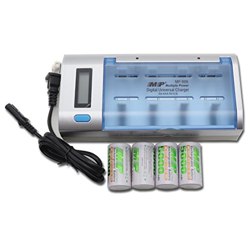 Mp c cell 5000mah nimh rechargeable batteries (4 pack) …