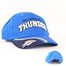Oklahoma Thunder Swirl Adjustable Baseball Hat