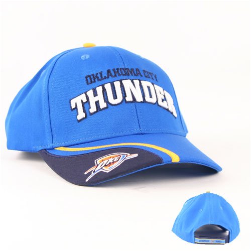 Oklahoma Thunder Swirl Adjustable Baseball Hat