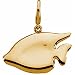 Yellow Gold Sunfish Charm