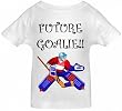 FUTURE GOALIE - Hockey Design - BigBoyMusic Toddler Designs - White Toddler T-shirt