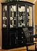 Kitchen & Housewares : Cappuccino Finish Birch Veneer Buffet Hutch