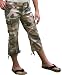 Girls Capri Pants in Subdued Woodland Cargo