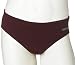Reebok Men's Performance Solid Poly Brief Swimsuit, Maroon, 34