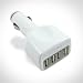 4-Port USB Car Charger - Quad Auto Power - Ideal for iPod, iPhone, GPS, Cell Phones, and More