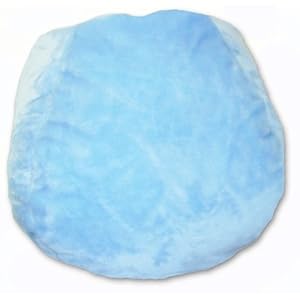 Furry Bean Bag Chair In Baby Blue