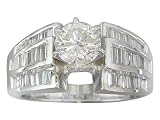 EGL Certified 1.83 cts Diamond Engagement Ring 14Kt White Gold