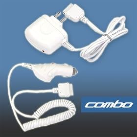 Click here to buy Apple iPod Car Charger + Home AC Adapter by Bargaincell.