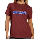 SMU Mustangs Tee Shirts : Nike SMU Mustangs Ladies Maroon Classic Tee Shirts