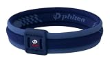 Phiten Titanium Bracelet X30 Edge, Navy / Blue, 6.75 Inch