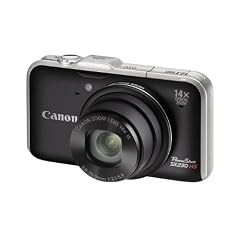 Canon PowerShot SX230 HS Digitalkamera (12 Megapixel, 14-fach opt. Zoom, 7,6 cm (3 Zoll) Display, Full HD, GPS, bildstabilisiert) schwarz