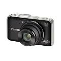 Canon PowerShot SX230 HS Digitalkamera (12 Megapixel, 14-fach opt. Zoom, 7,6 cm (3 Zoll) Display, Full HD, GPS, bildstabilisiert) schwarz