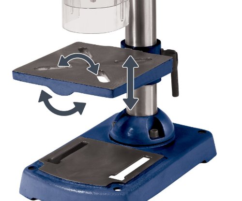 Einhell Säulenbohrmaschine BT-BD 401 (350 W, Bohr Ø˜ 1,5-13 mm, Bohrtiefe 50 mm, Drehzahlregelung, stufenlose Tischhöhenverstellung) - 3