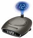 Homedics Sound Spa Auto-Set Clock Radio with Time Projection (Black)