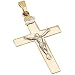 14Kt. Two Tone Gold. Two Tone Cross Pendant