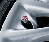 MINI Cooper Genuine Factory OEM 36110429945 Union Jack Logo Valve Stem Caps 2002 - 2012