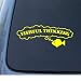 FISHFUL THINKING - Car, Truck, Notebook, Vinyl Decal Sticker #1261 | Vinyl Color: Yellow