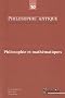 Philosophie antique, N� 10/2010 : Philosophie et math�matiques