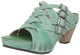 John Fluevog Women's Janice Flat,Sea Green,10 M US