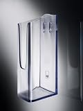 Produkt-Bild: Sigel LH115 Wand-Prospekthalter acrylic, mit 1 Fach, F&uuml;lltiefe 45 mm, inkl. Schrauben und D&uuml;bel, glasklar, Acryl-Material, 2,0 mm, f&uuml;r A4, 1 ST