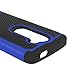 LG Leon Case, LG Tribute 2 Case, LK [Shockproof] Hybrid Dual Layer Armor Defender Protective Case Cover for LG Leon C40 / LG Tribute 2 (Blue)