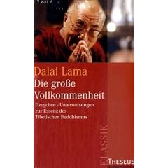 Die gro�e Vollkommenheit: Dzogchen-Unterweisung zur Essenz des Tibetischen Buddhismus. Eine Sammlung von Dzogchen-Belehrungen Seiner Heiligkeit des Dalai Lama im Westen