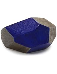 Love Mert Jewelry "Remnants From My Fathers Workshop" SS13 Marine Blue on Maple Vinegar Dyed Ring, Size 6-7