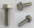 10 M8-1.25 x 25mm A2 Stainless Hex Head Flange Bolts
