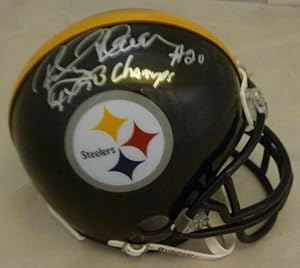 Rocky Bleier Autographed Pittsburgh Steelers Riddell Mini Helmet w/