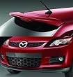 Front Air Dam and Rear Spoiler Aero Package for Mazda CX-7 (Brilliant Black - A3F)