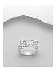 CZ Ring In 92.5 Sterling Silver