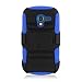 SAMSUNG GALAXY EXHIBIT T599 BLACK BLUE HYBRID ARMOR KICKSTAND COVER BELT CLIP HOLSTER CASE + SCREEN PROTECTOR from [ACCESSORY ARENA]