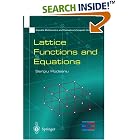 Click here to buy Lattice Functions and Equations (Discrete Mathematics and... by  Sergiu Rudeanu.